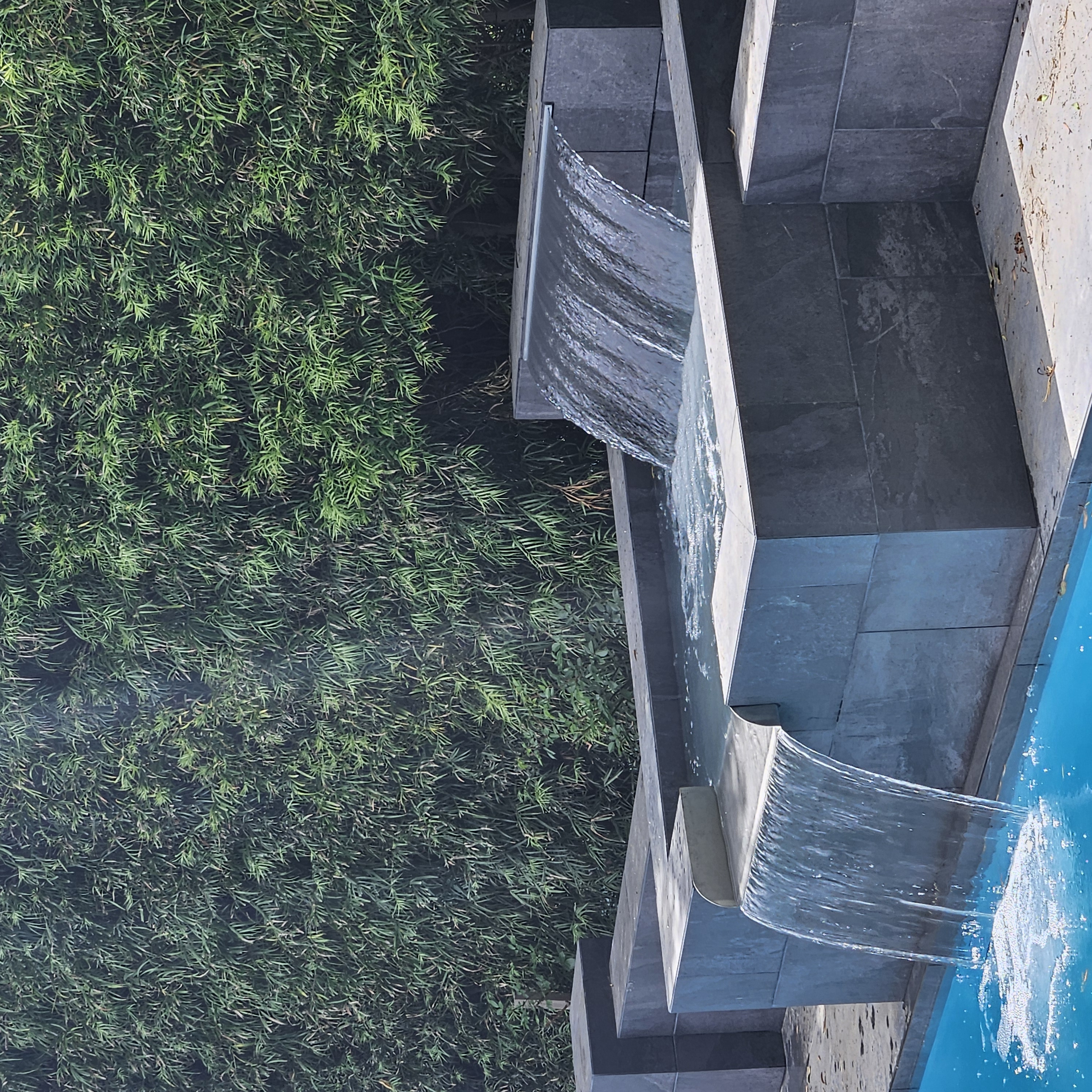 Modern Waterfall Feature