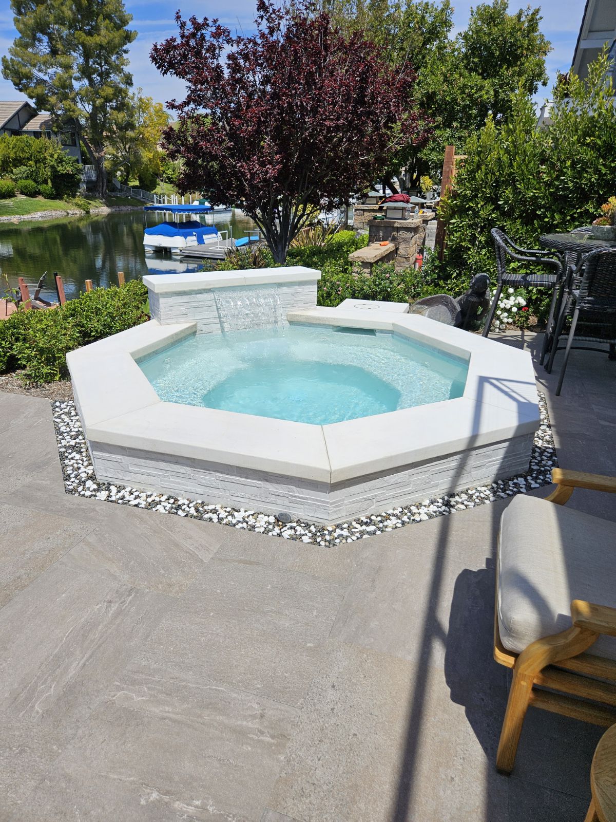 Freestanding Spa Installation